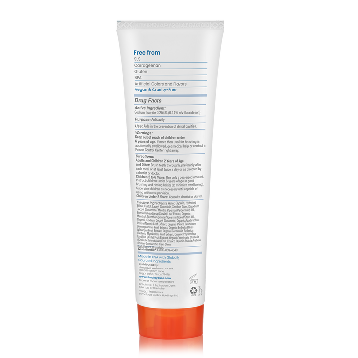 Anticavity Fluoride Peppermint Toothpaste