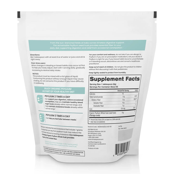 Organic Psyllium Whole Husk