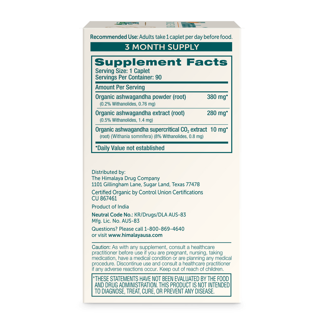 Organic Ashwagandha - Himalaya Wellness (US)