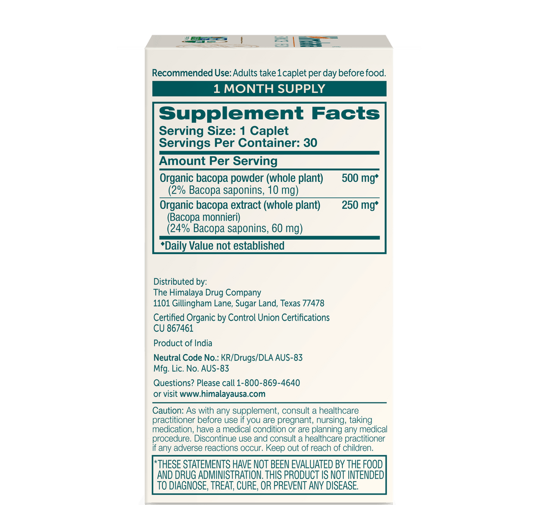 Organic Bacopa - Himalaya Wellness (US)