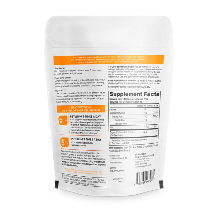 Psyllium Husk Powder Orange