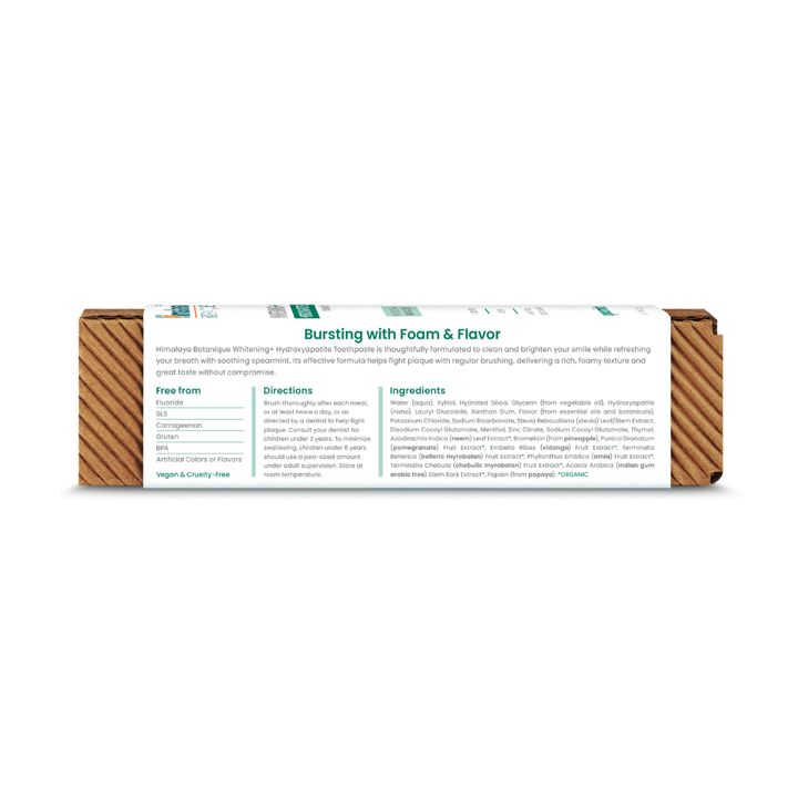 Whitening+ Hydroxyapatite Spearmint Toothpaste
