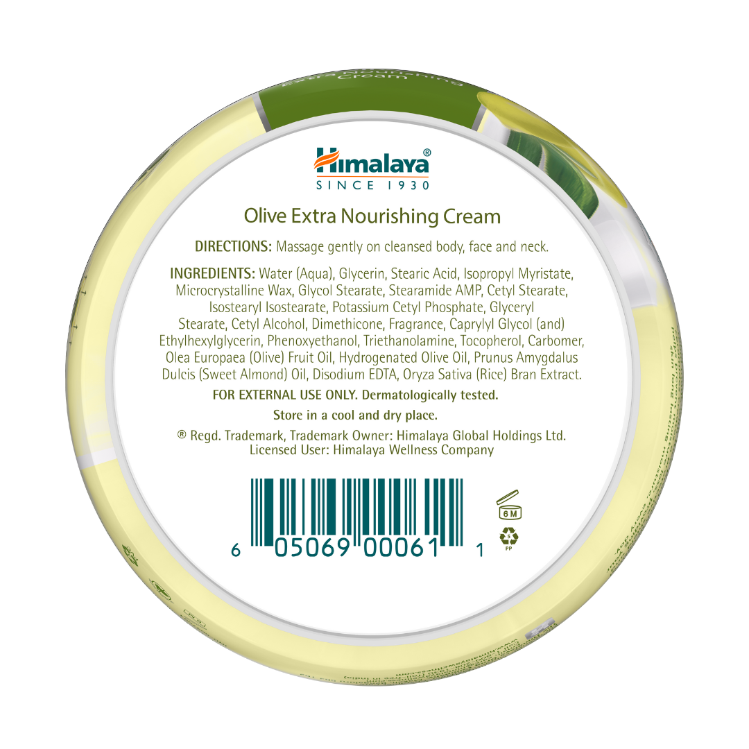 Olive Extra Nourishing Cream Himalaya Wellness (US) Olive Extra Nourishing Cream Himalaya Wellness (US)