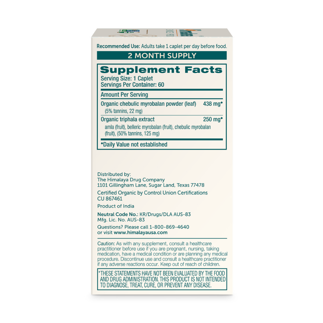Triolax Organic Triphala – Daily Digestive & Detox – Himalaya Wellness (US)