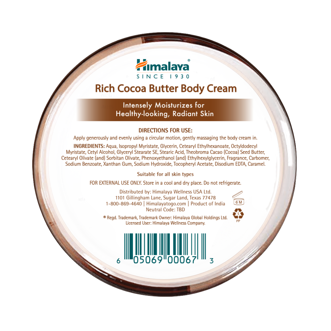 Rich Cocoa Butter Body Cream