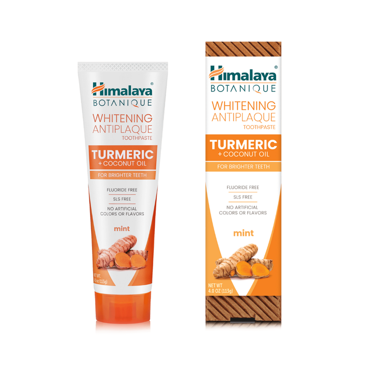 Whitening Antiplaque Turmeric & Coconut Oil Mint Toothpaste