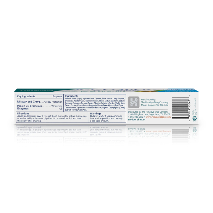 Toothpaste Color White Bright White Toothpaste – Himalaya Wellness (US)