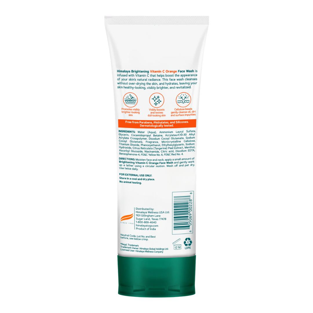 Brightening Vitamin C Orange Face Wash