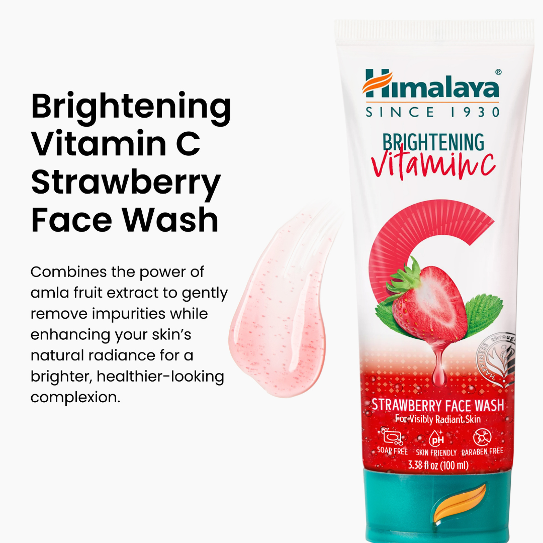 Brightening Vitamin C Strawberry Face Wash