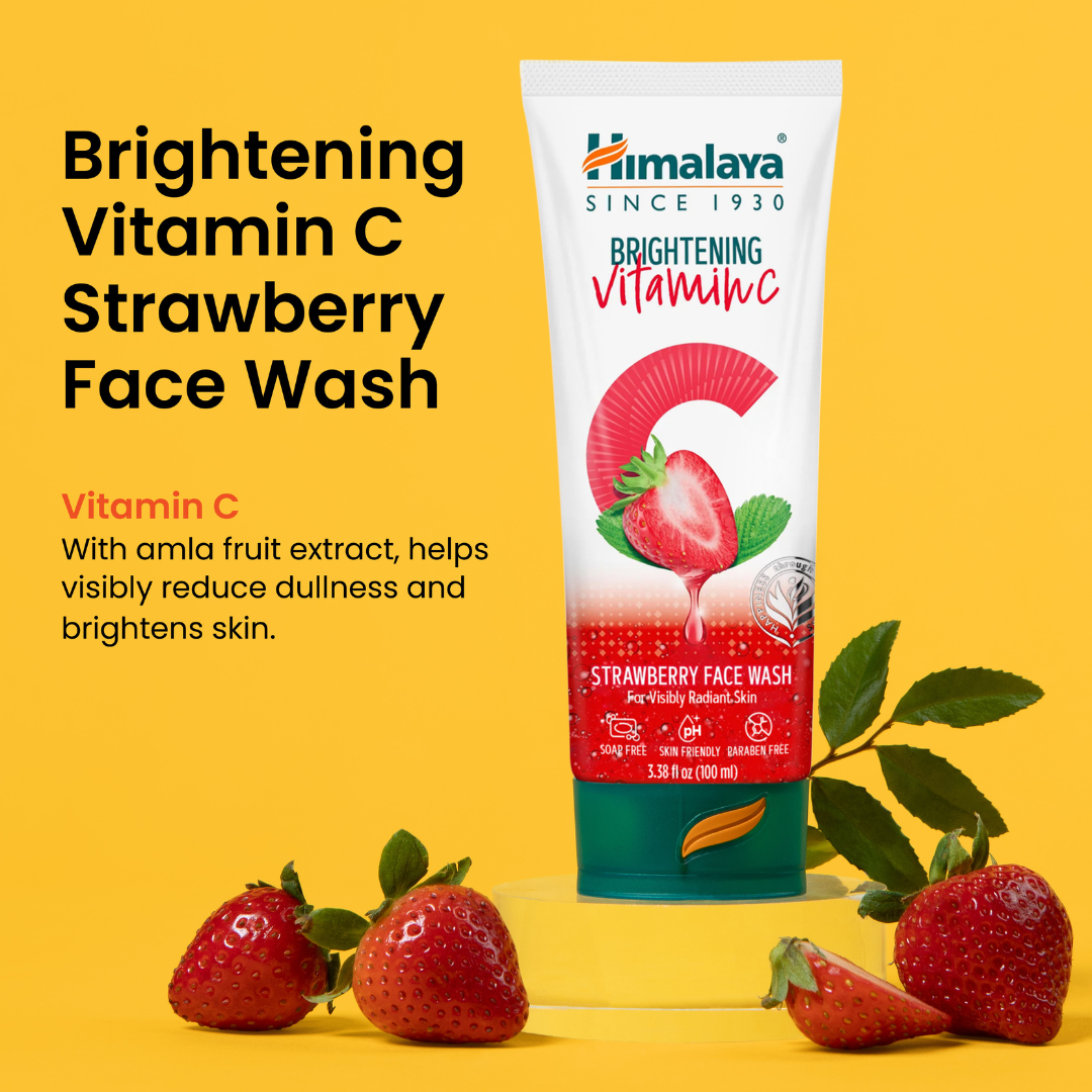 Brightening Vitamin C Strawberry Face Wash