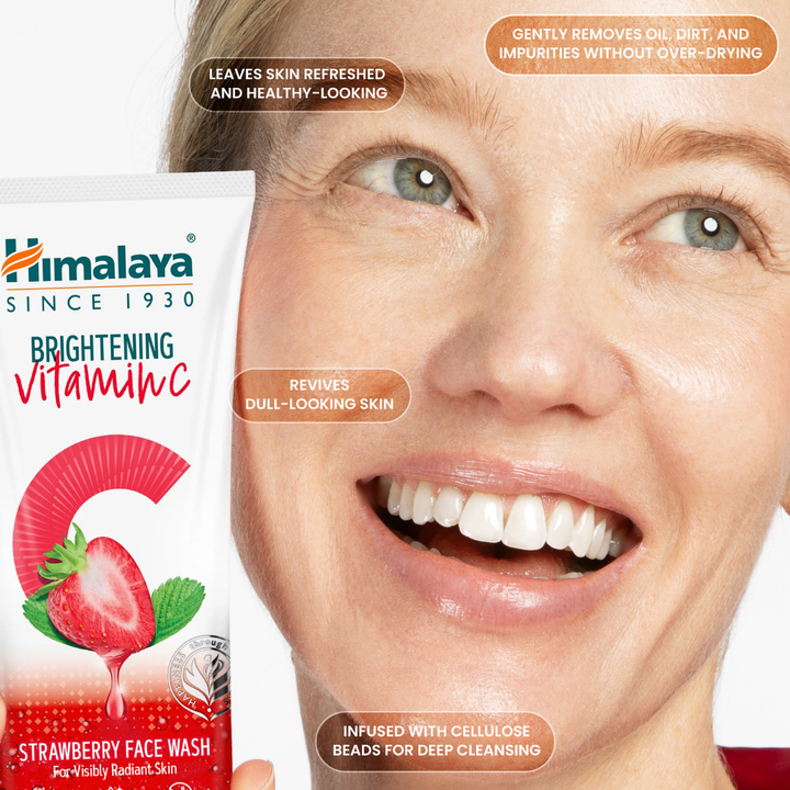 Brightening Vitamin C Strawberry Face Wash