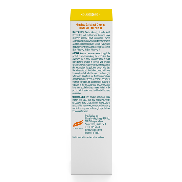 Dark Spot Clearing Turmeric Face Serum
