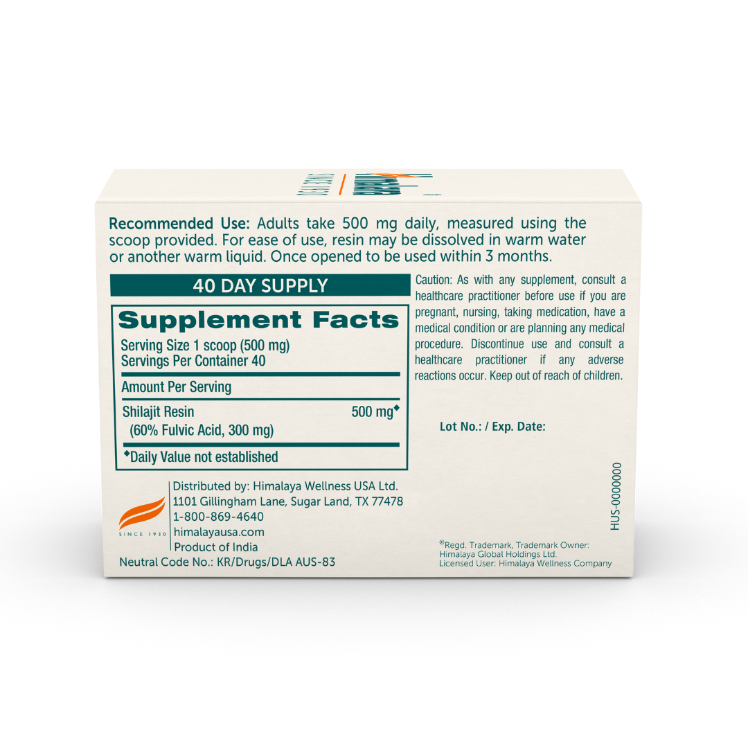 Shilajit Resin