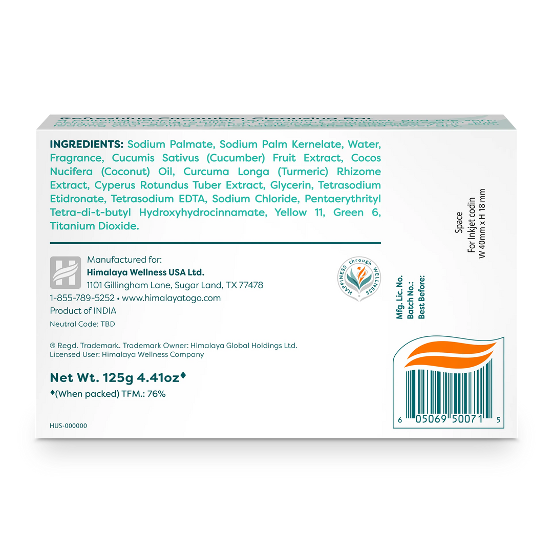 Refreshing Cucumber Cleansing Bar