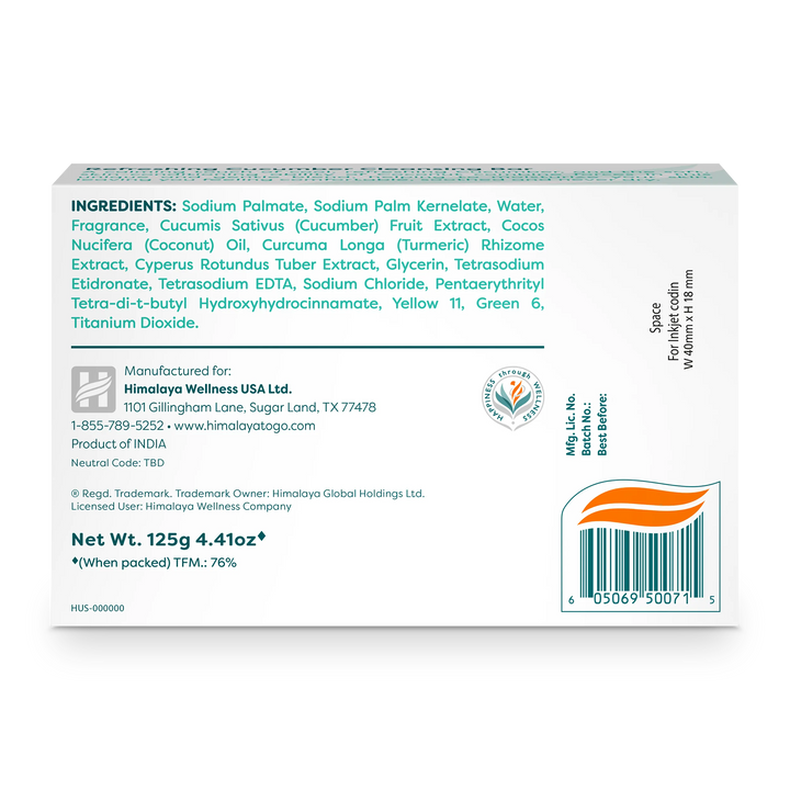 Refreshing Cucumber Cleansing Bar