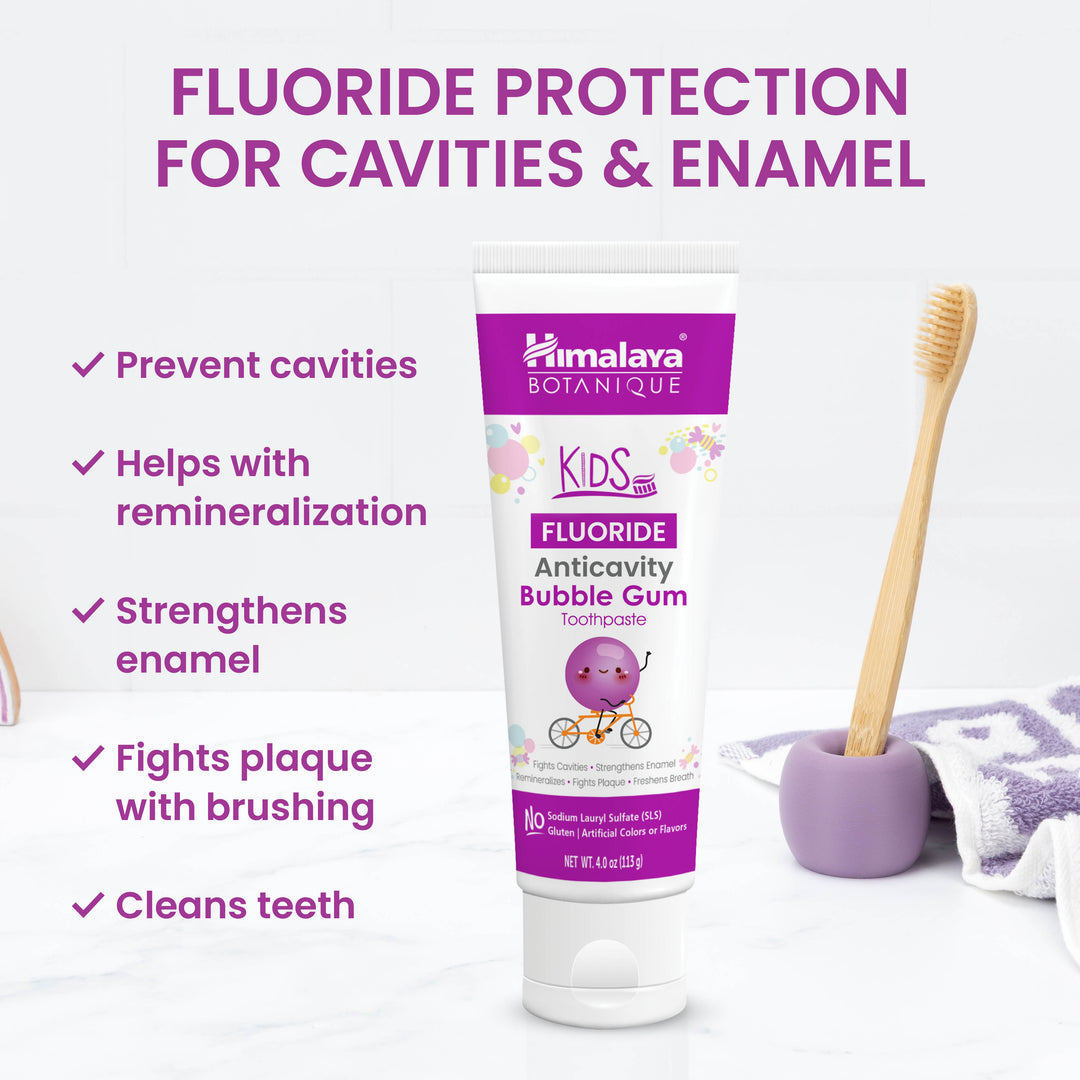 Kids Fluoride Anticavity Bubble Gum Toothpaste