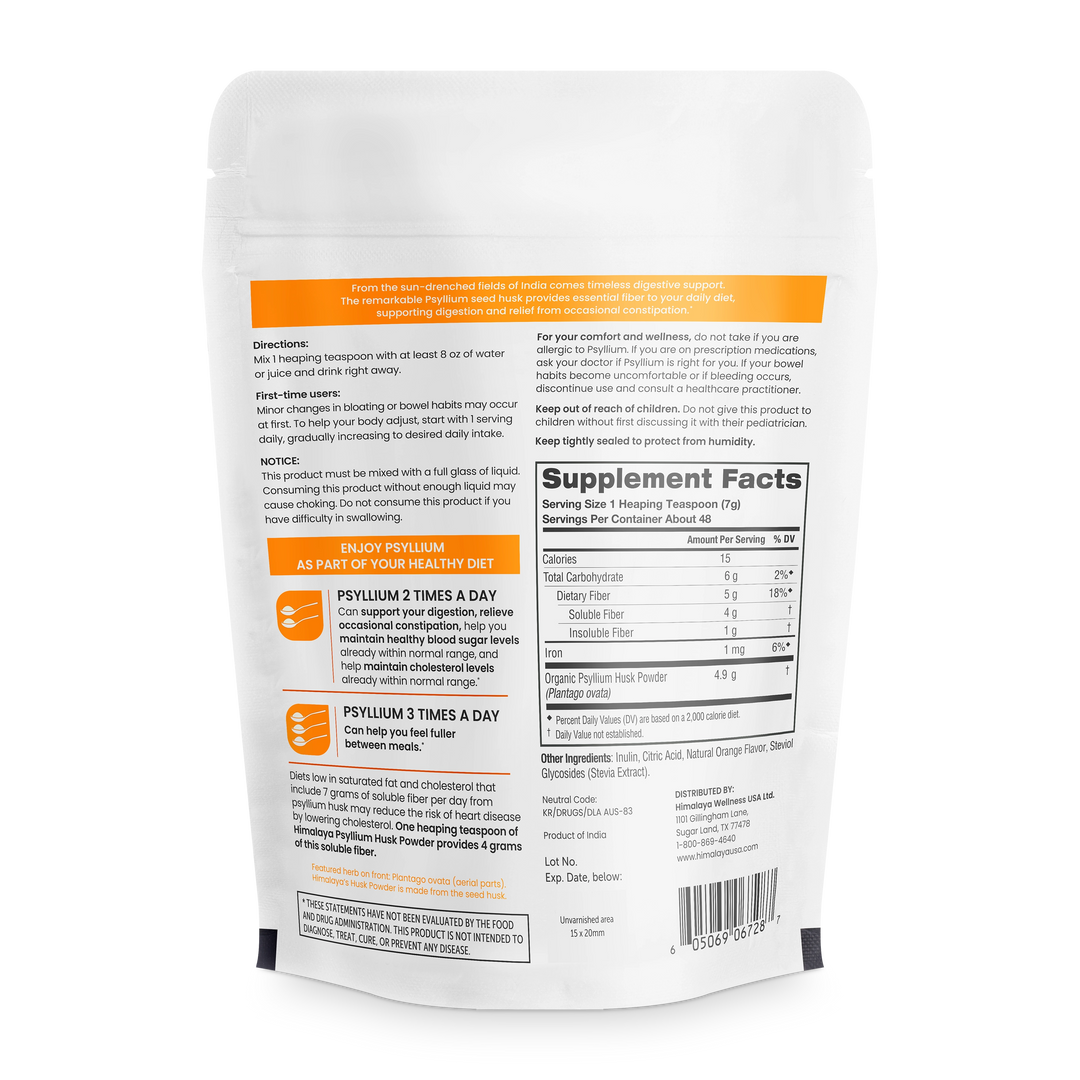Psyllium Husk Powder Orange