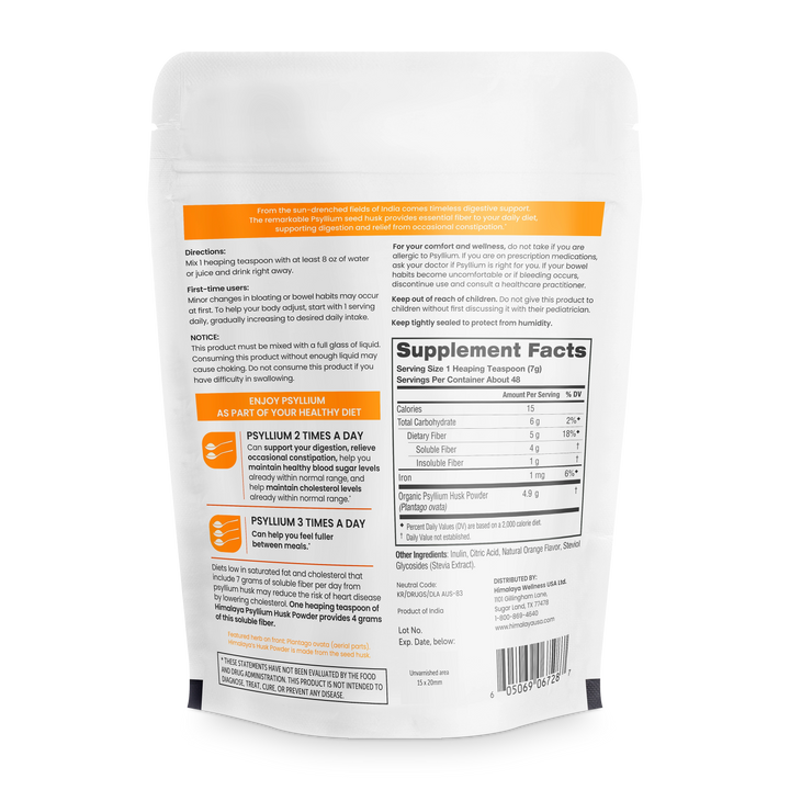 Psyllium Husk Powder Orange