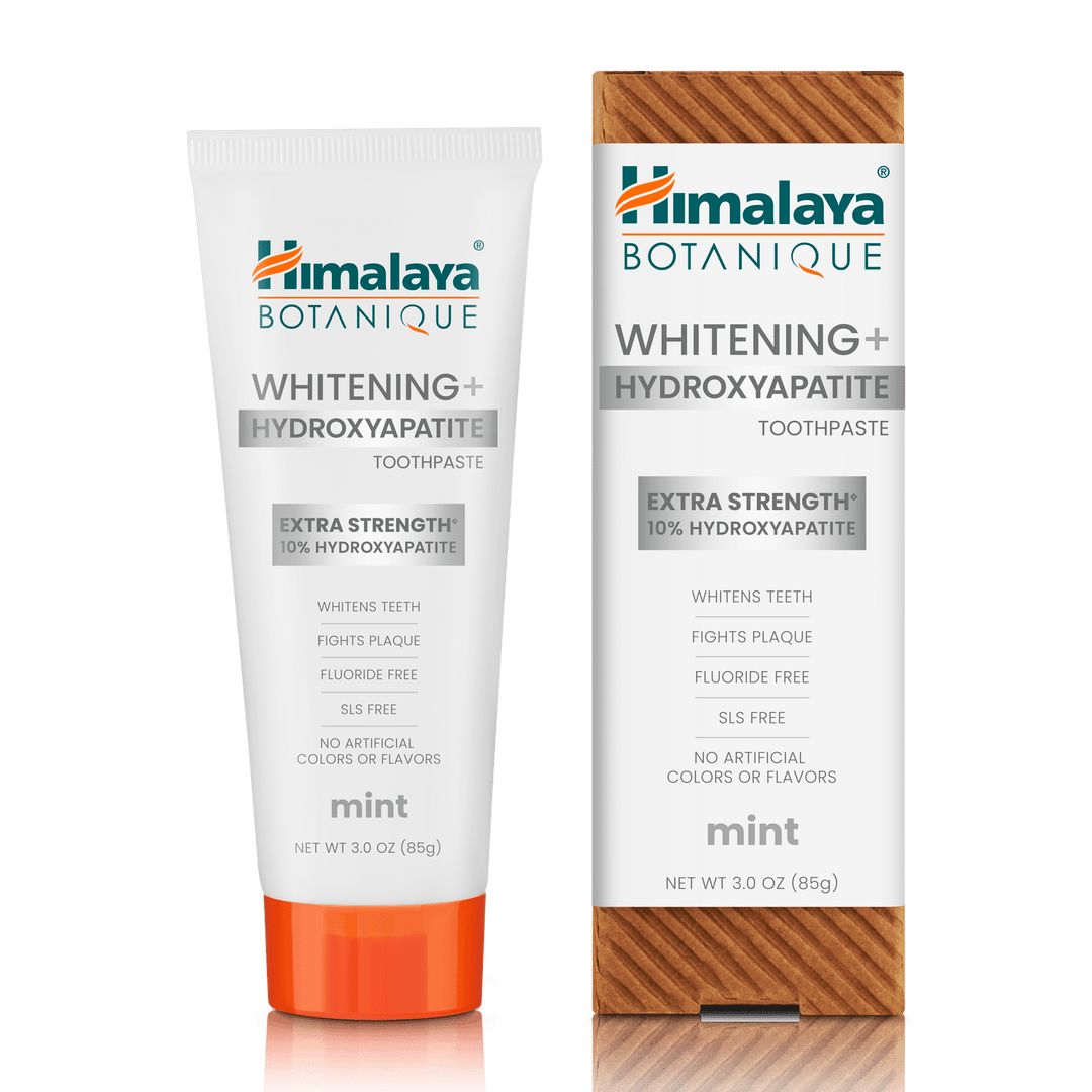 Whitening+ Hydroxyapatite Extra Strength Mint Toothpaste - Himalaya Wellness (US)