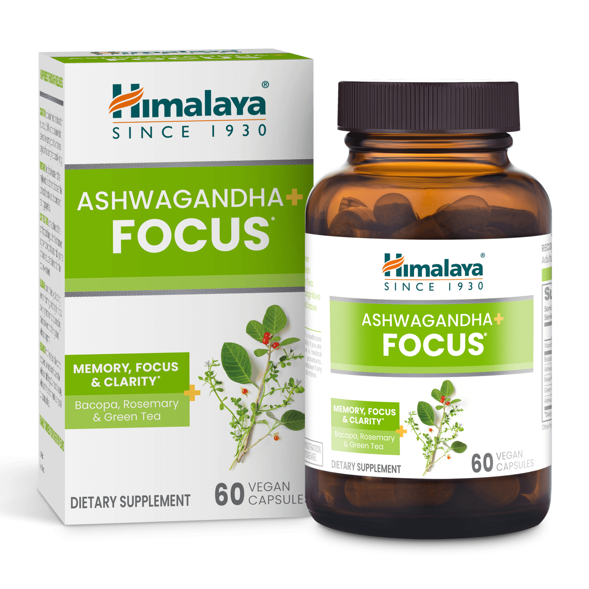 Ashwagandha+ Focus Himalaya Wellness (US)