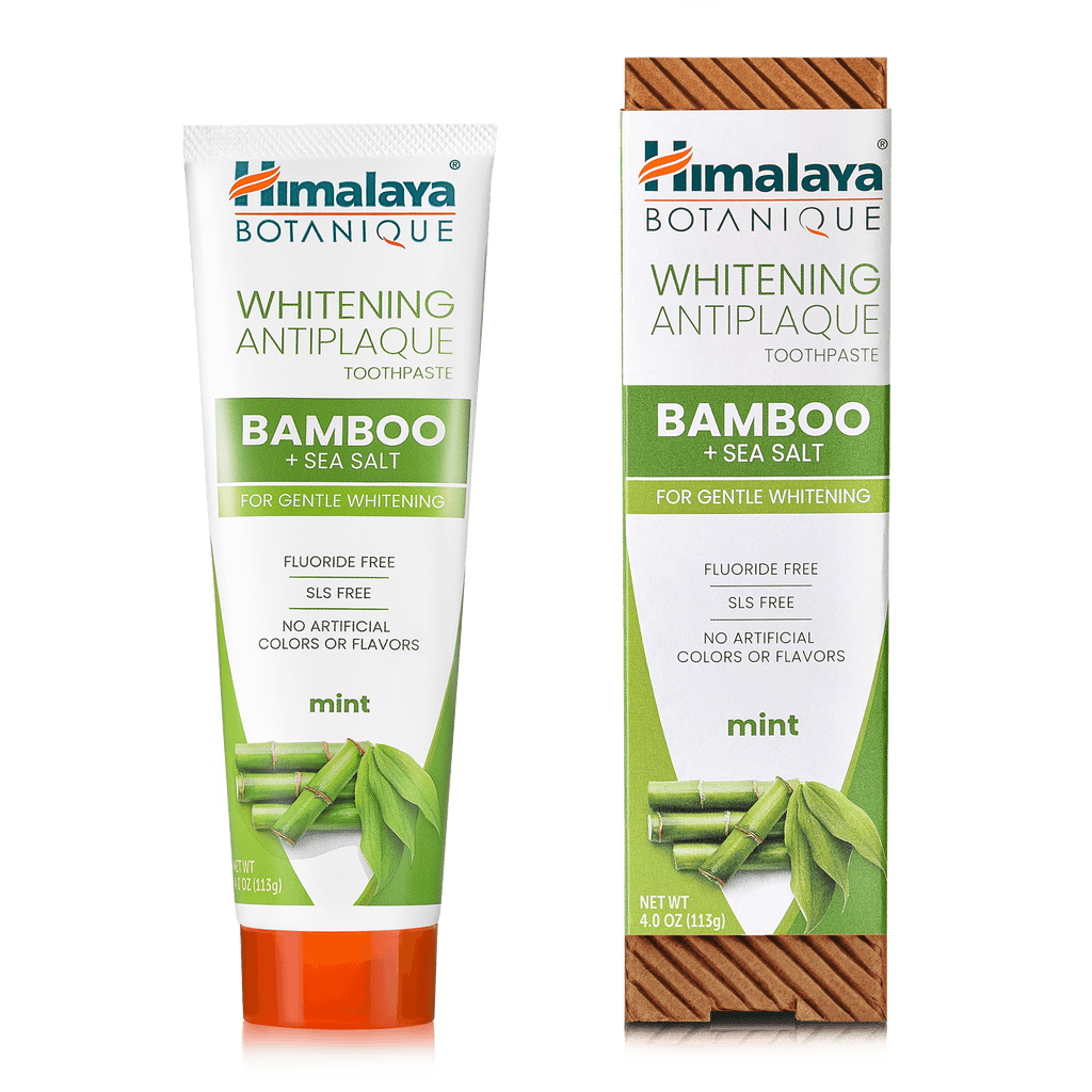Bamboo & Sea Salt Whitening Antiplaque Toothpaste - Himalaya Wellness (US)