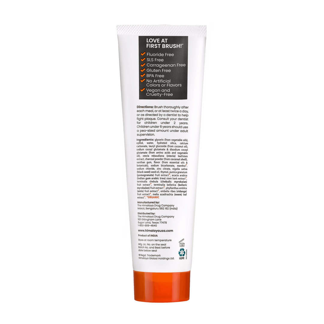 Charcoal & Black Seed Oil Whitening Antiplaque Toothpaste - Himalaya Wellness (US)