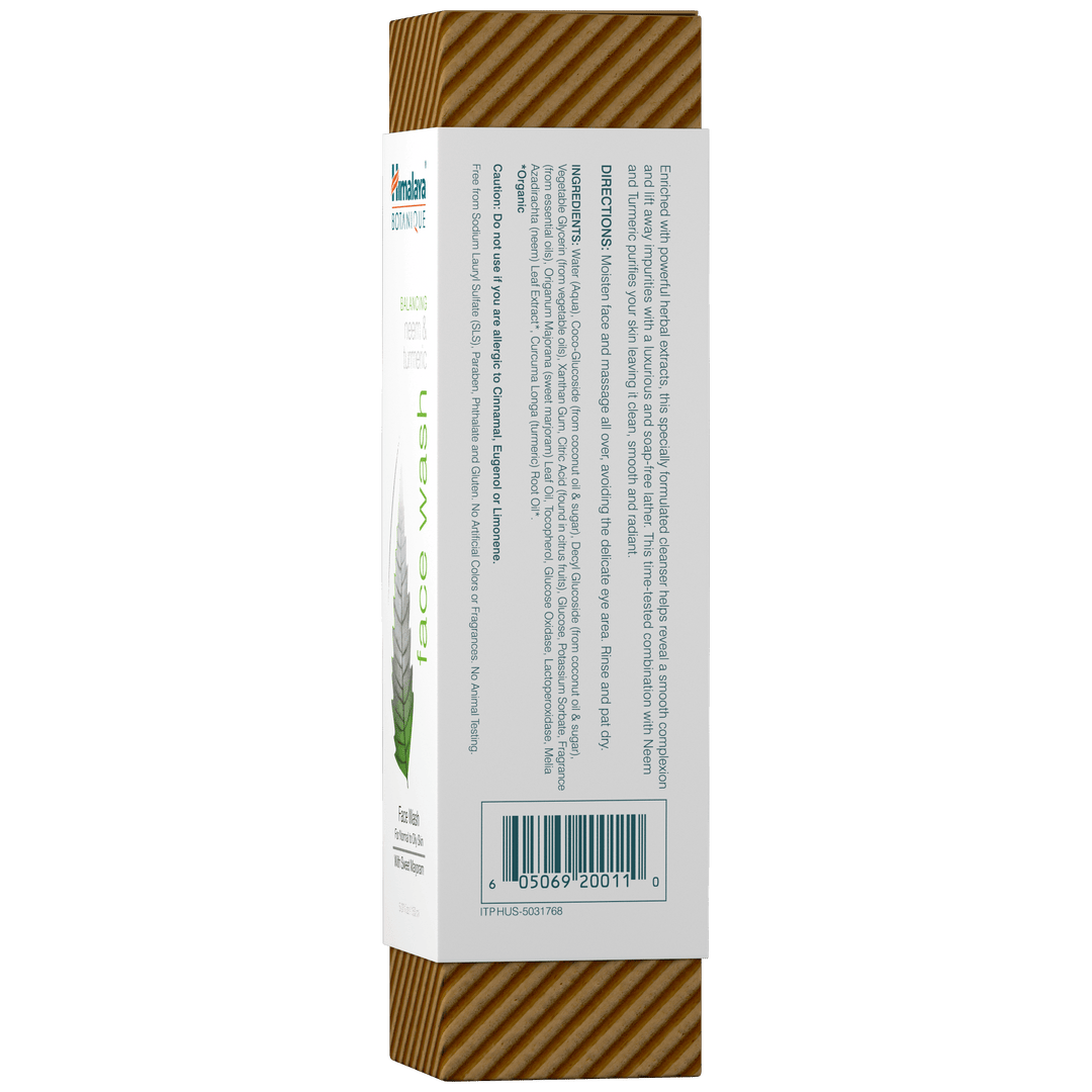 Face Wash: Balancing (Neem & Turmeric) - Himalaya Wellness (US)