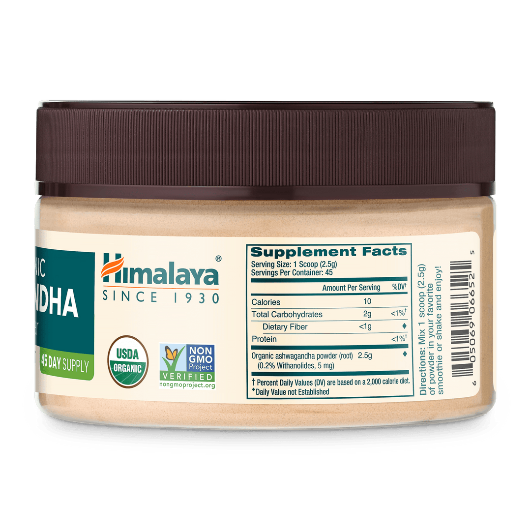 Organic Ashwagandha Root Powder - Himalaya Wellness (US)