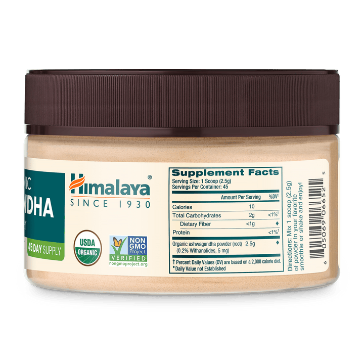 Organic Ashwagandha Root Powder - Himalaya Wellness (US)