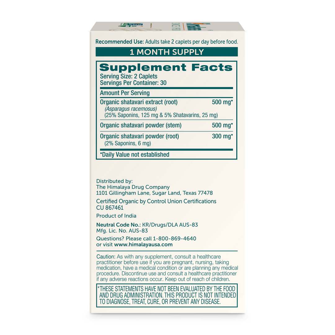 Organic Shatavari - Himalaya Wellness (US)