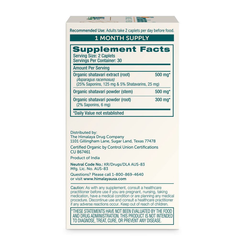 Shatavari Ghee 5.3 oz, Certified Organic