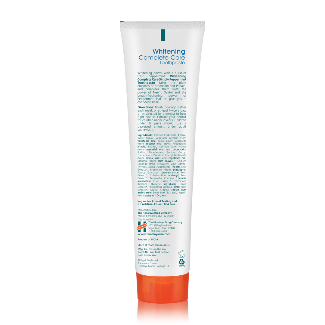 Simply Peppermint Whitening Toothpaste - Himalaya Wellness (US)