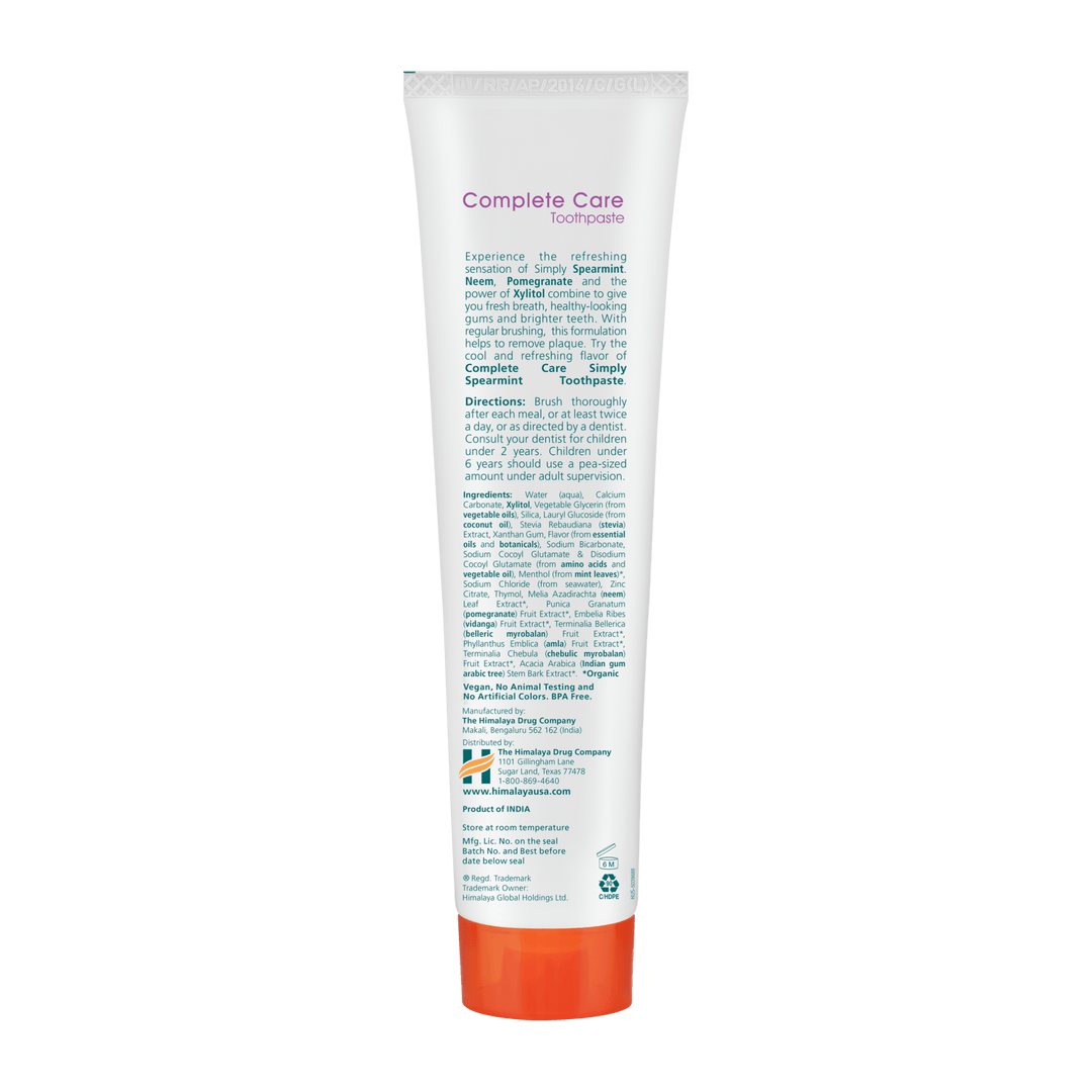 Simply Spearmint Complete Care Toothpaste - Himalaya Wellness (US)